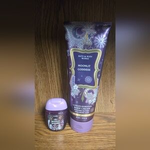 BATH AND BODY WORKS Moonlit Goddess  Body Cream/ HAND Sanitizer